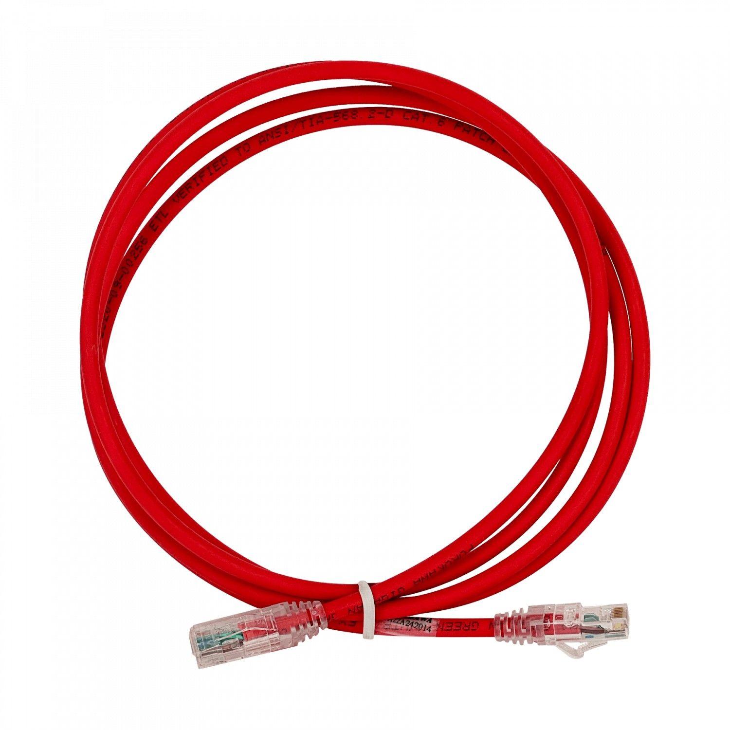 Cable patch Furukawa Cat6 U/UTP 2 m LSZH rojo-5