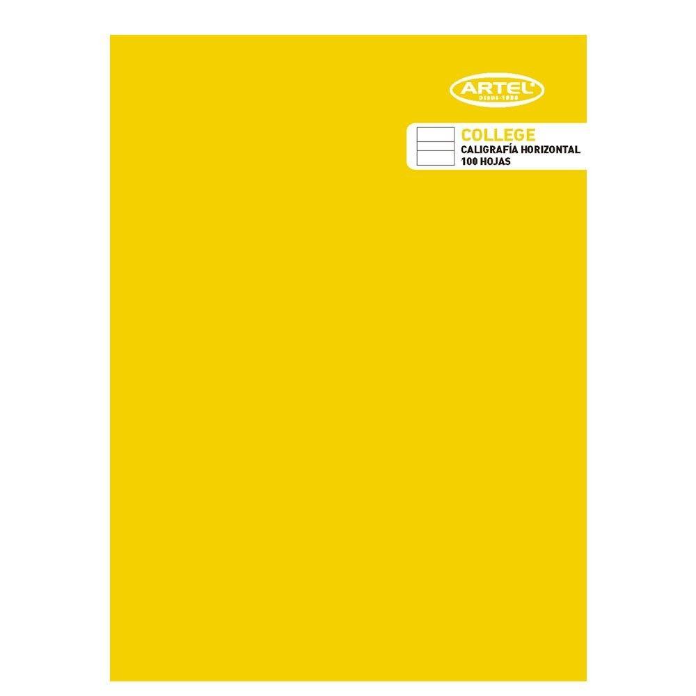 Cuaderno College Artel Caligrafía Horizontal 100 hojas-0