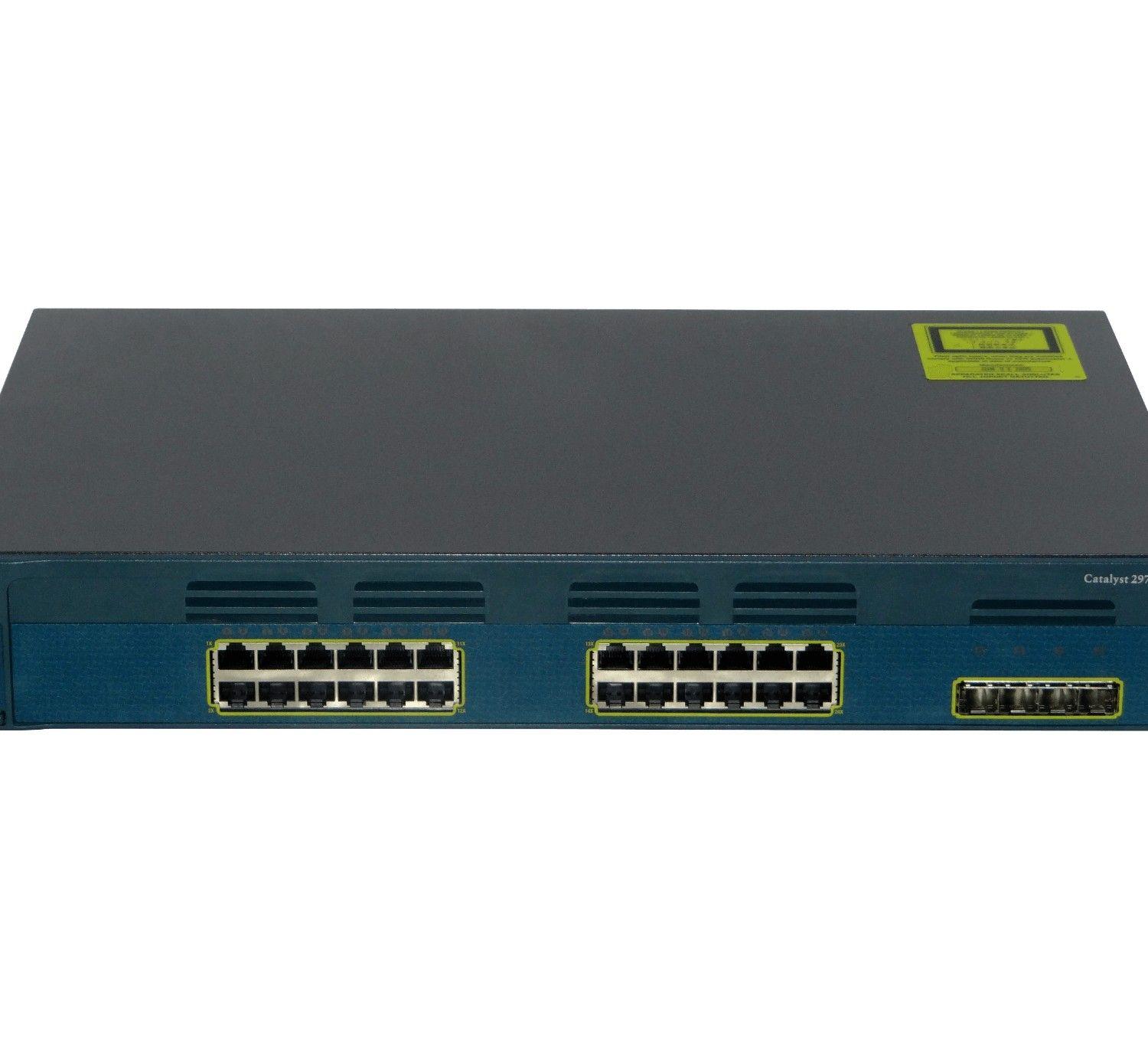 Switch Cisco 24-1000 4-SFP RS232-RJ45/DB9 Rack 1,5U-0