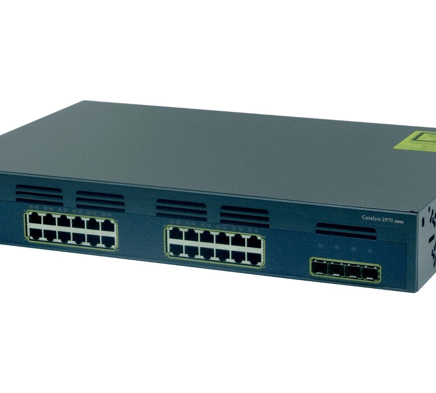 Switch Cisco 24-1000 4-SFP RS232-RJ45/DB9 Rack 1,5U-3