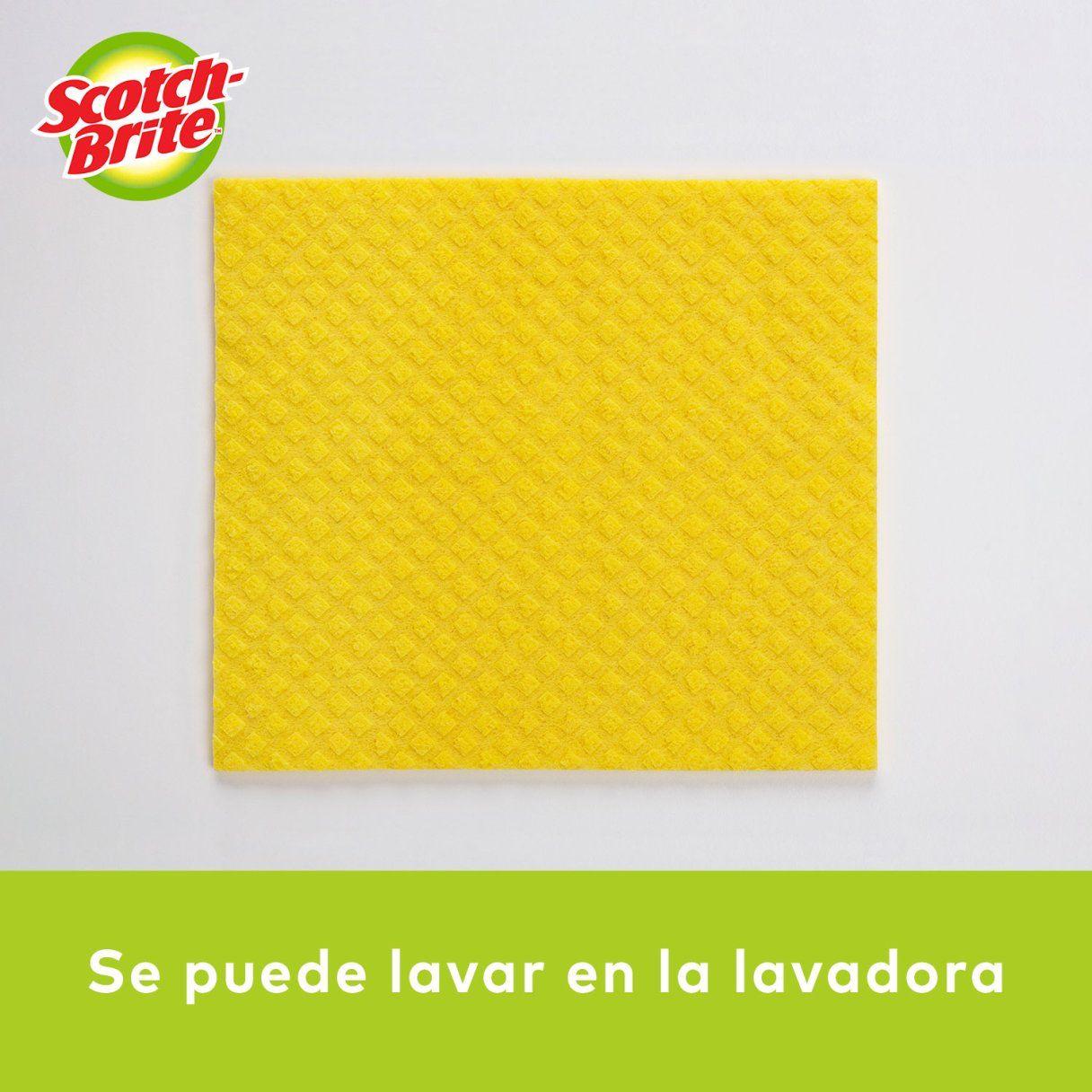 Paño esponja Scotch Brite absorbente 6 unidades-2