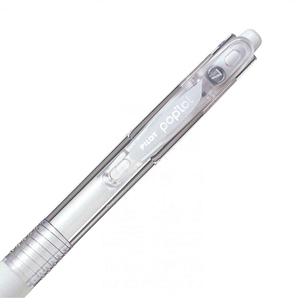 Bolígrafo Pilot Pop Lol retráctil 0,7 mm blanco-2