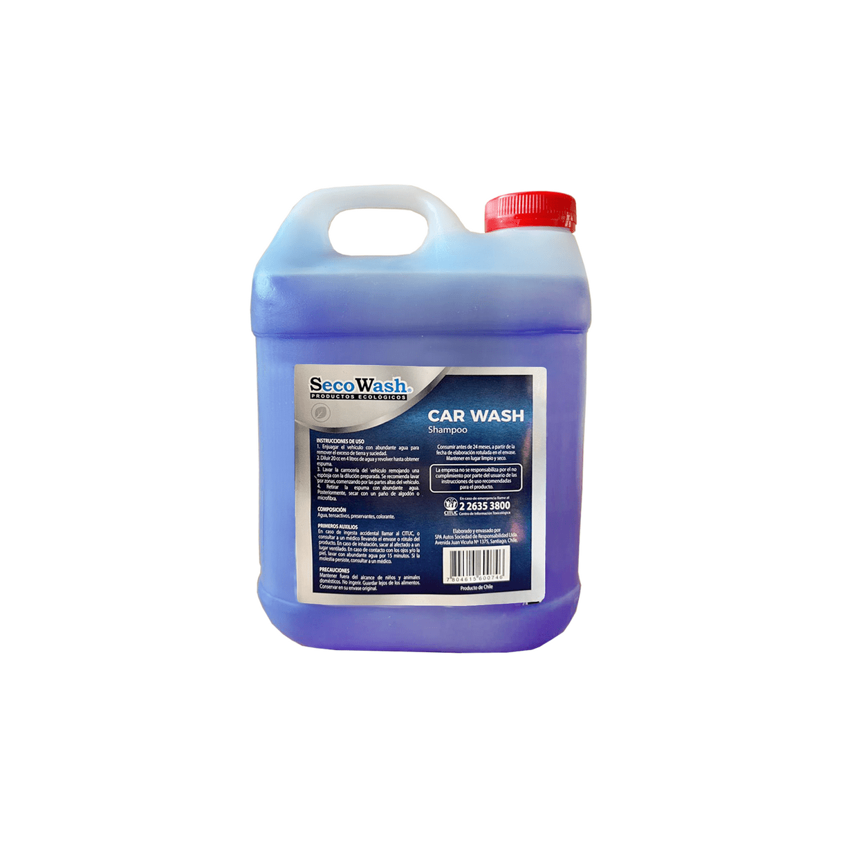 Shampoo para autos SECOWASH con filtro UV 2 L-3