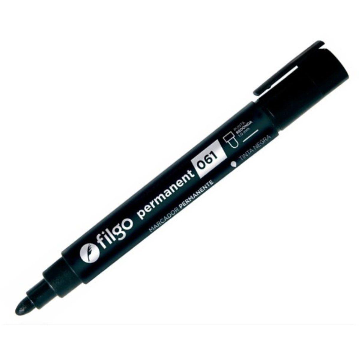 Marcador permanente Filgo 061 negro-1