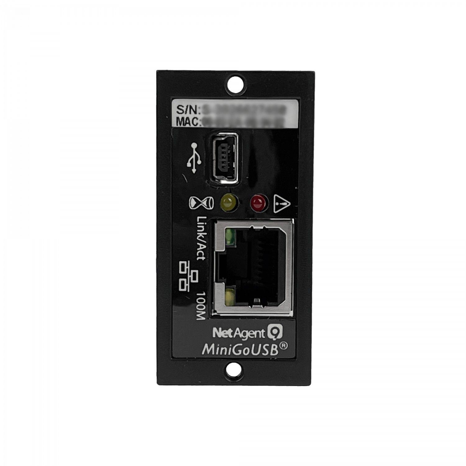 Tarjeta SNMP Enersafe Monofásica para ESOLT-E 1-40 KVA con USB-Mini-3