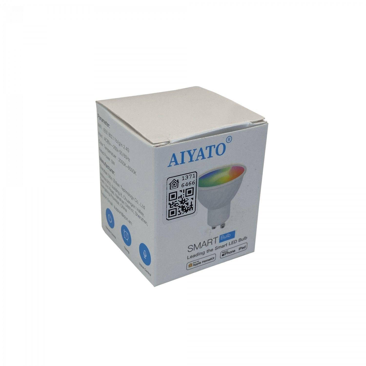 Ampolleta LED inteligente Apple GU10 5 W RGBW 450 lm 2,4 GHz-2