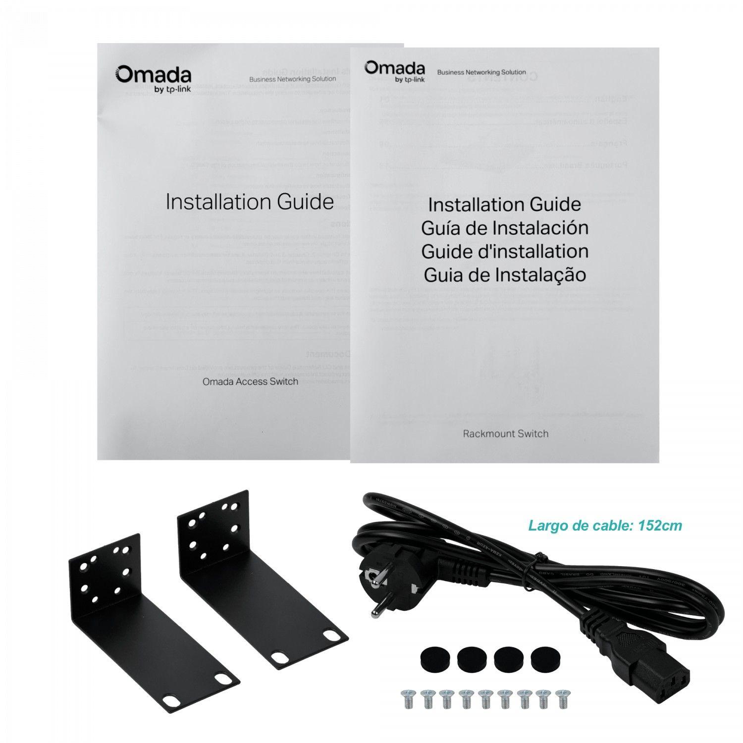 Switch TP-Link Omada 8-1000 PoE+ 150 W con 2 SFP-5