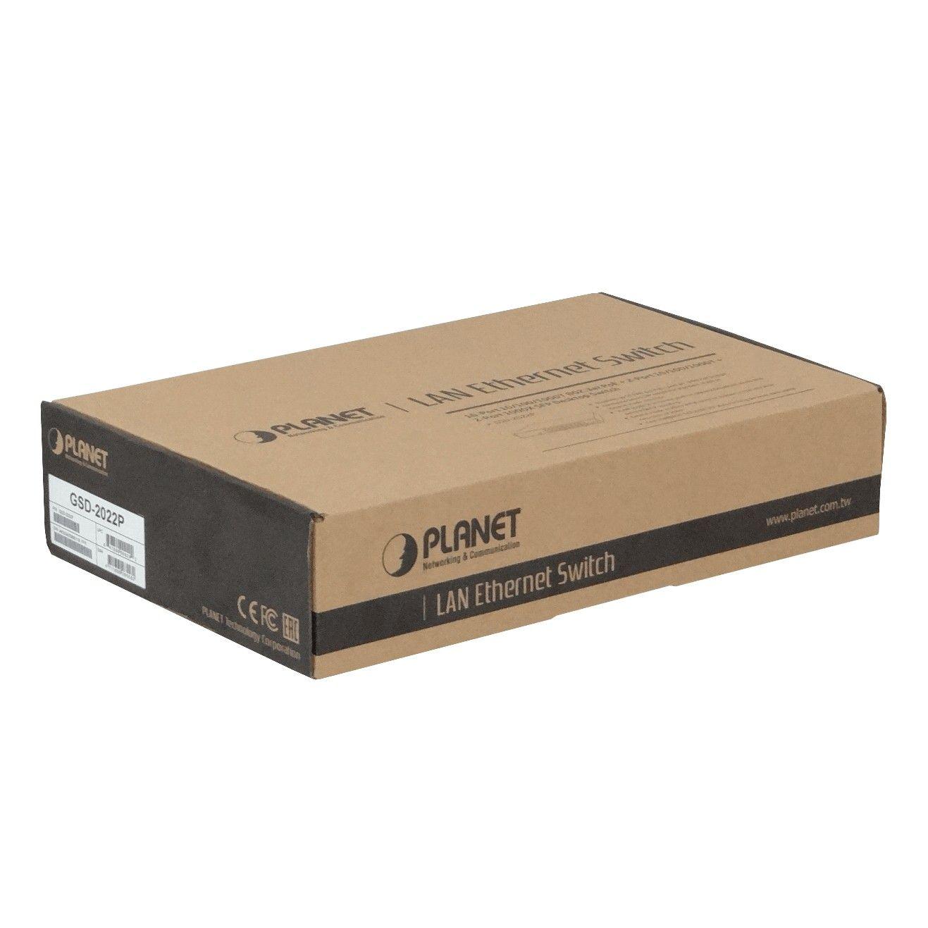 Switch Planet 18-1000 185 W con 20 puertos y 2 SFP-3