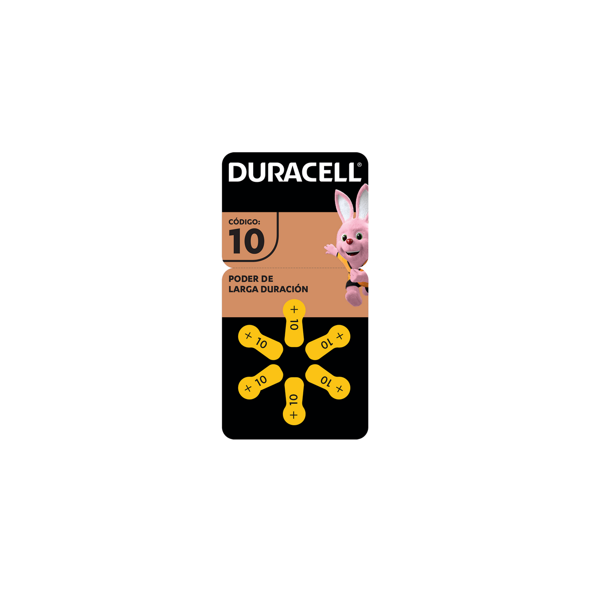 Pila auditiva Duracell D-10 pack de 6 unidades-0