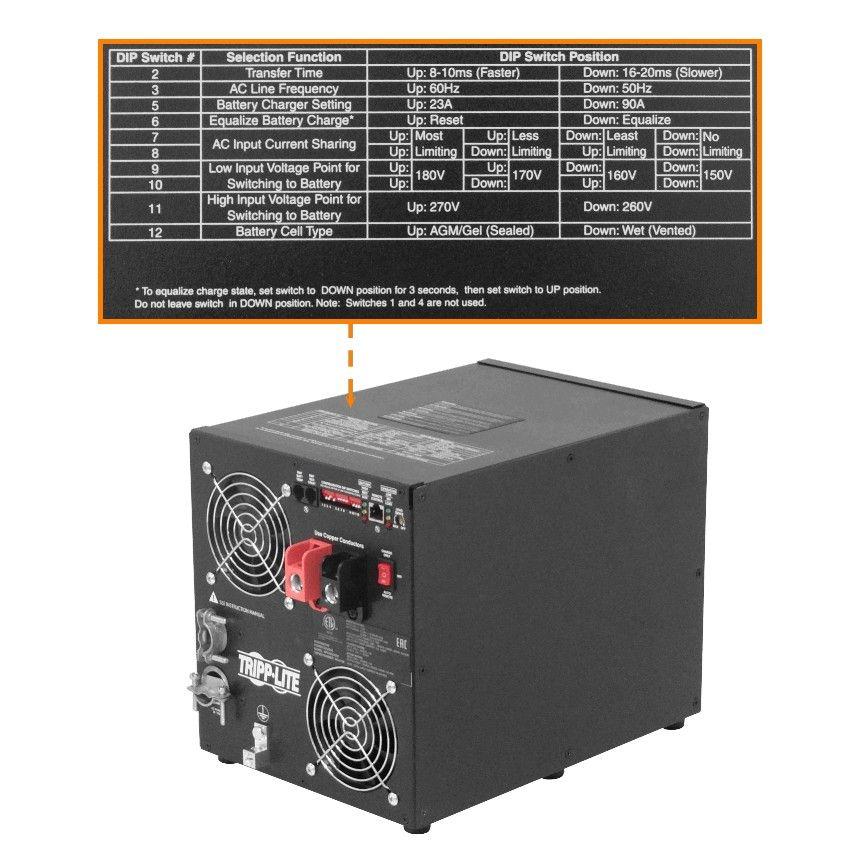 UPS Tripplite 3000W/6000W 24VDC con AVR y onda sinusoidal-2