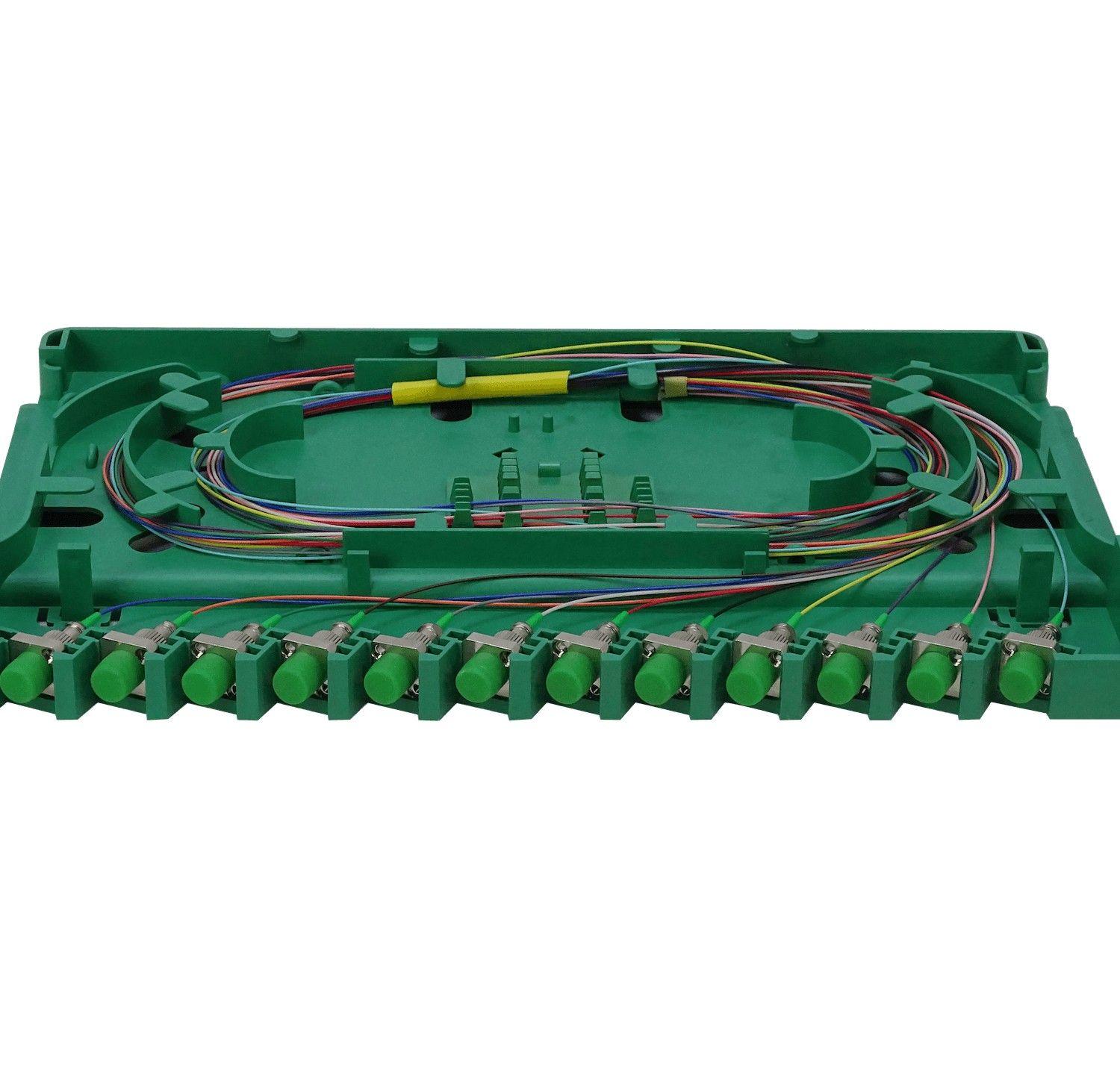 Bandeja 12-FC/APC para cabecera tipo ODF con pigtails y coplas-3