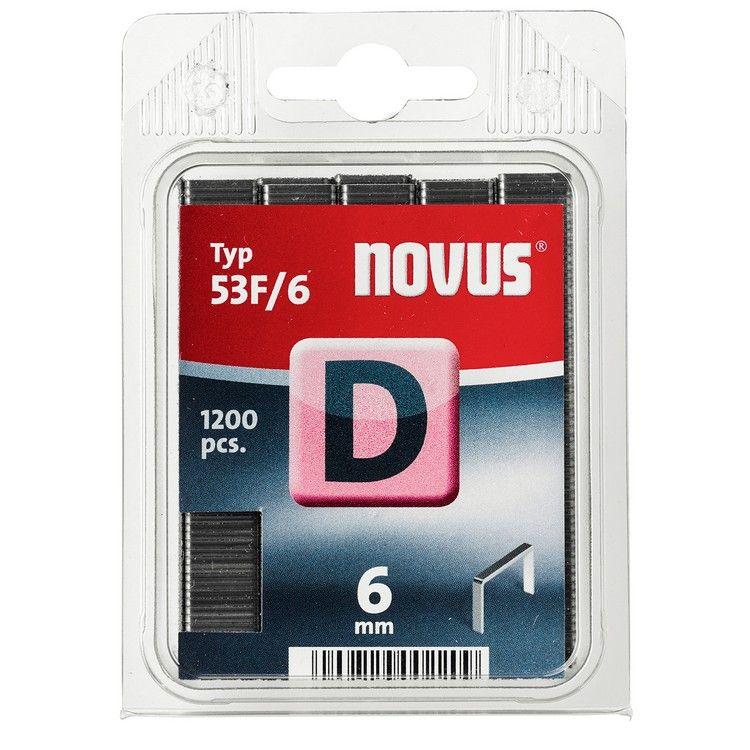 Corchetes Novus 53F D6 1200 unidades-0