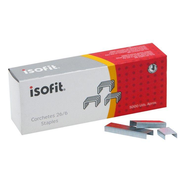 Corchetes Isofit 26/6 caja de 1000 unidades-0