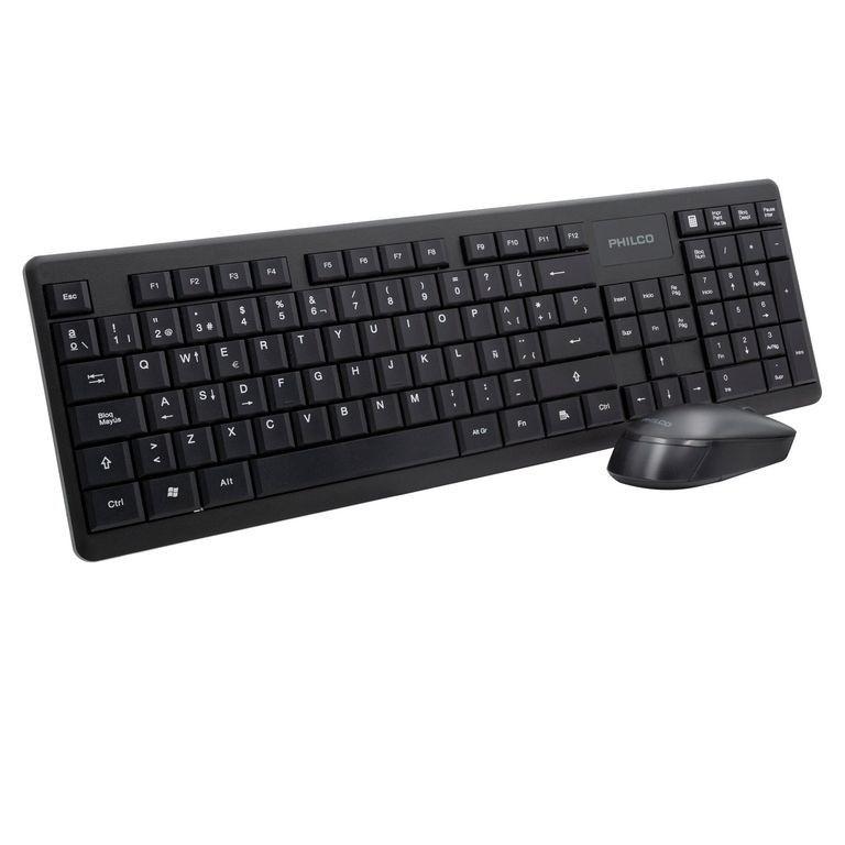 Combo inalámbrico teclado y mouse Philco PPR6314N negro-3
