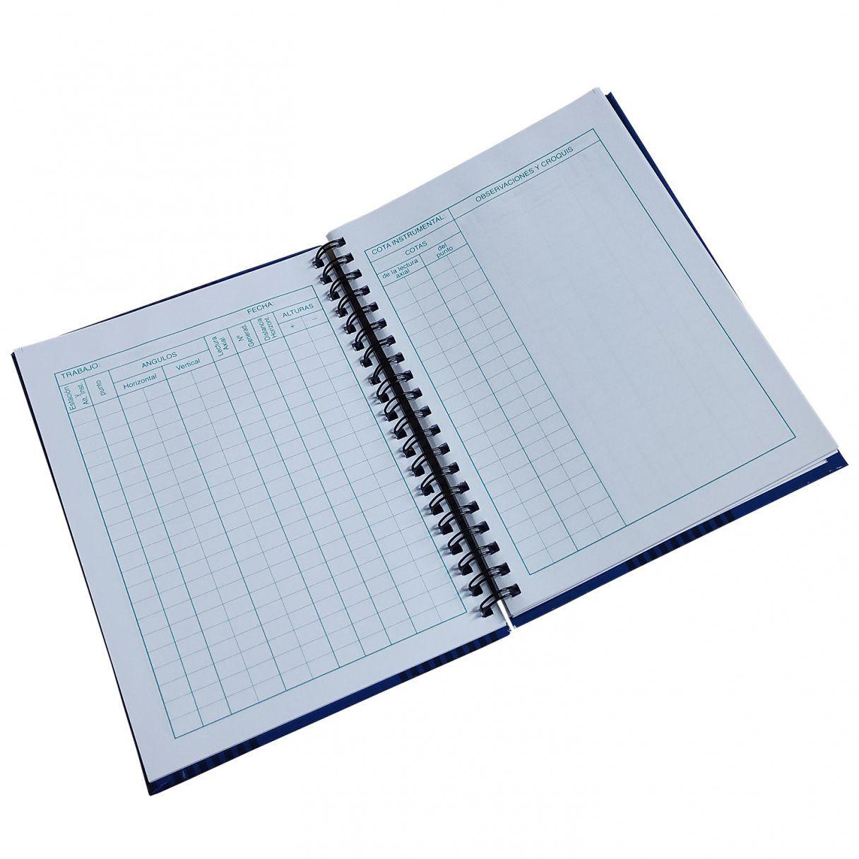 Libreta de taquimetría Buho N° 255 50 hojas-1