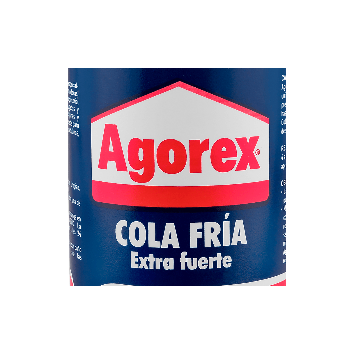 Adhesivo cola fría Agorex extra fuerte 1 kg blanco-3