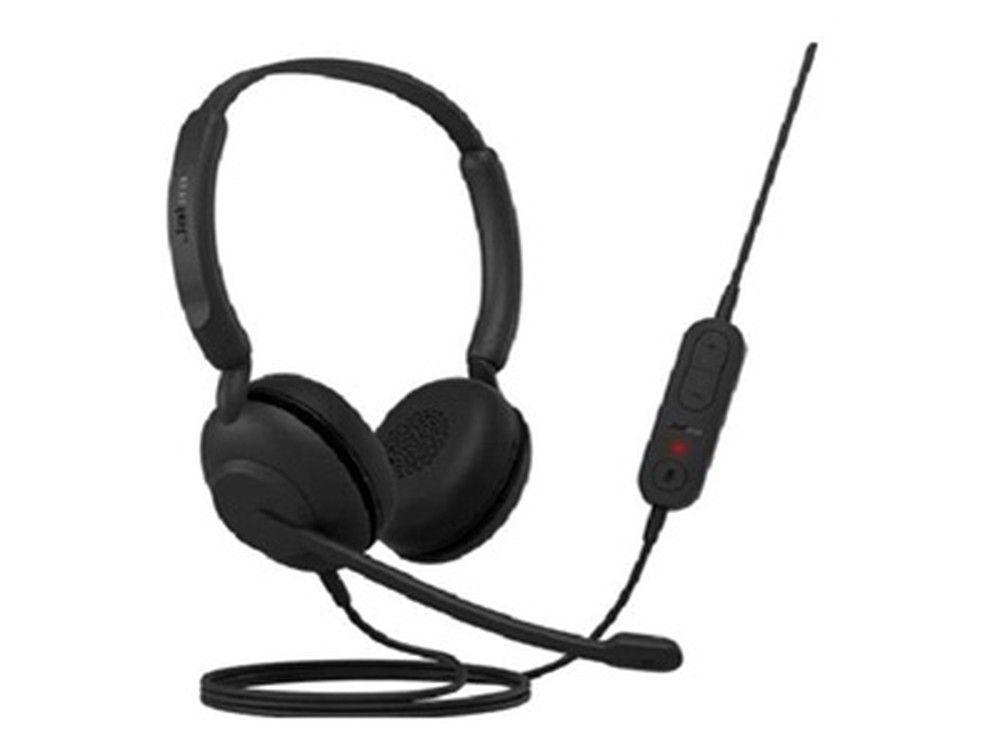 Auricular Jabra Evolve 10 estéreo USB-A almohadillas de cuero sintético negro-1