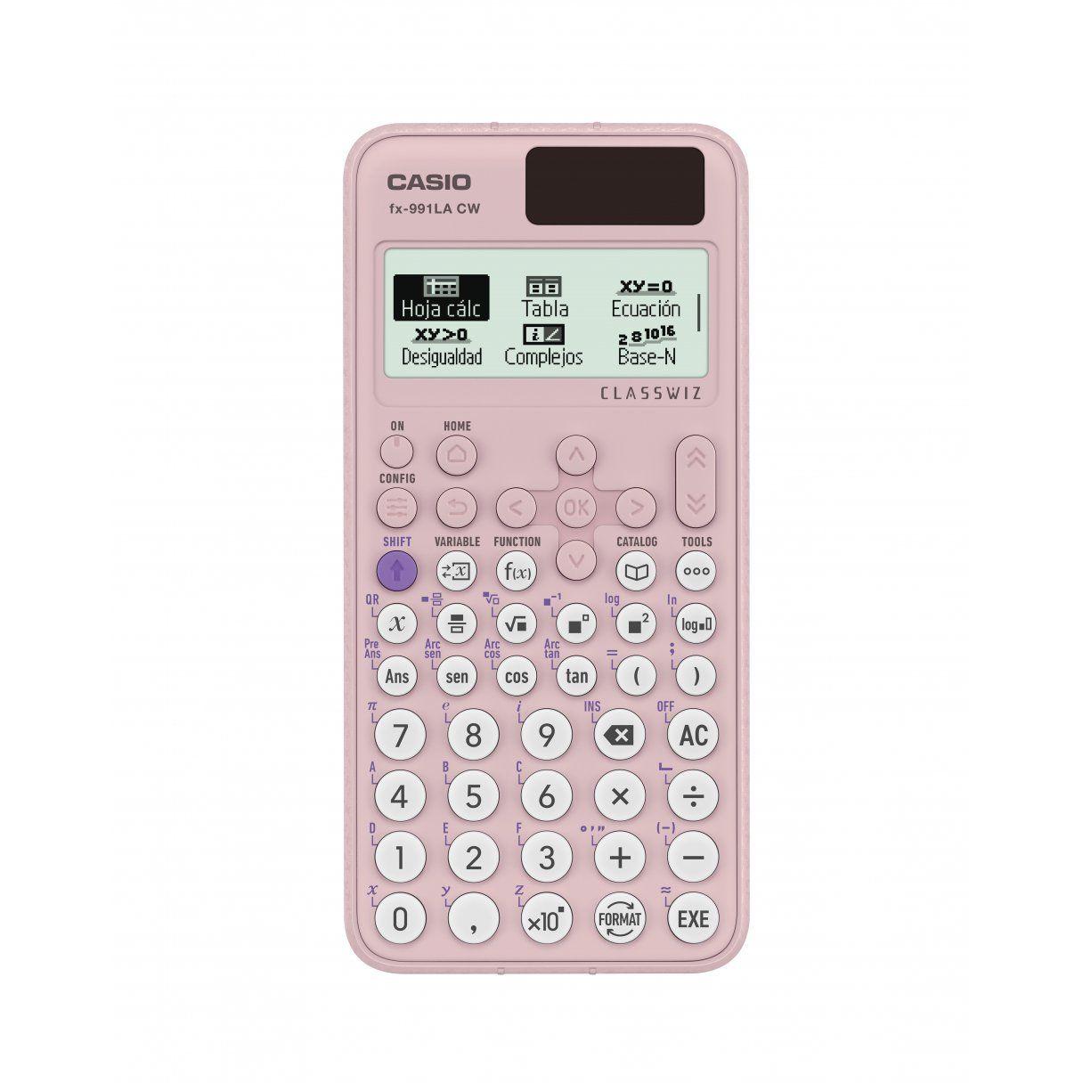 Calculadora científica Casio FX-991LACW-PK Classwiz rosada-0