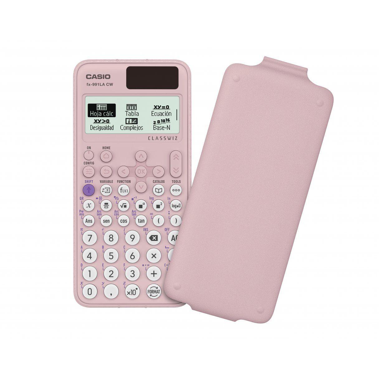 Calculadora científica Casio FX-991LACW-PK Classwiz rosada-1