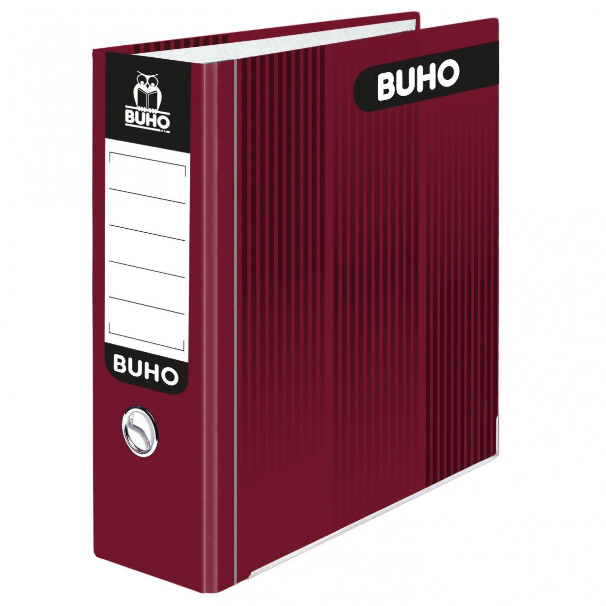 Archivador Buho 2705 carta burdeos con diseño elegante-0