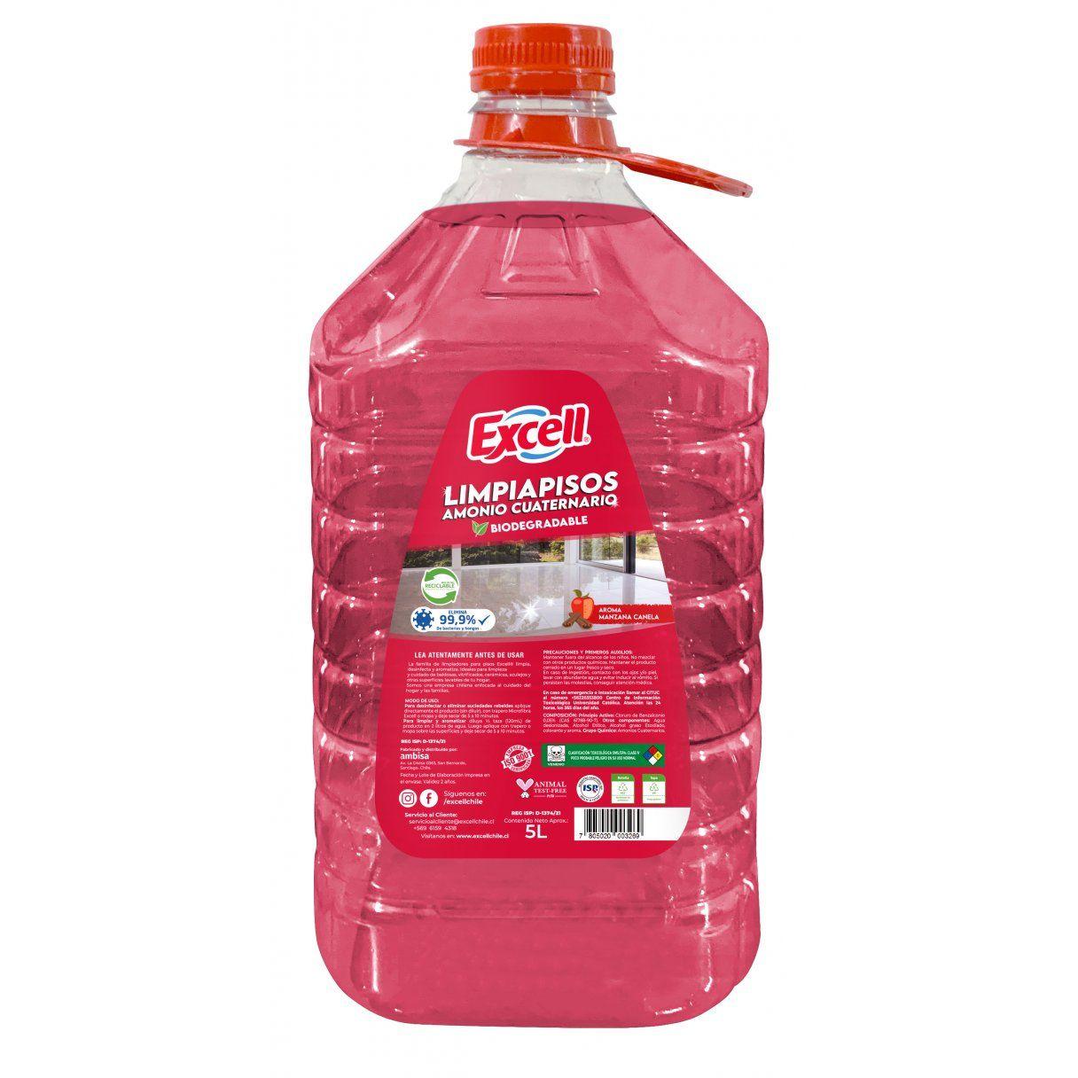 Limpiador de piso Excell manzana canela 5 L-1