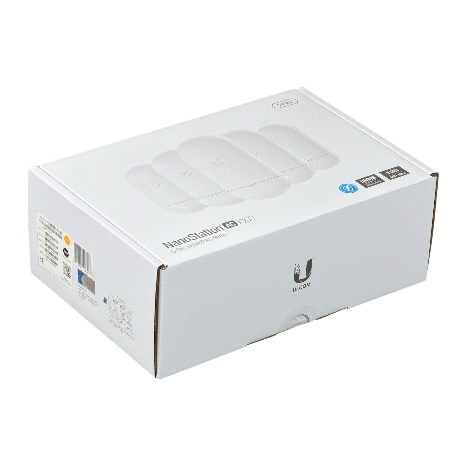 CPE/AP Ubiquiti NS-5ACL 5 GHz 13 dBi 5 unidades requiere PoE 24 V-5