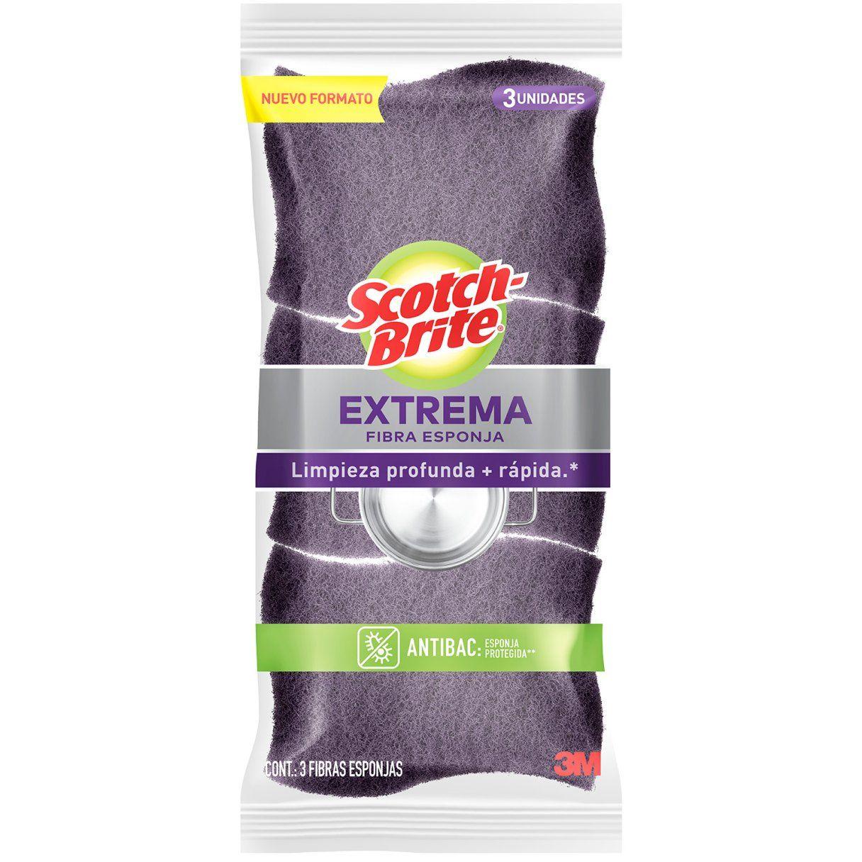 Esponja Scotch Brite 3M Extrema 3 unidades-0