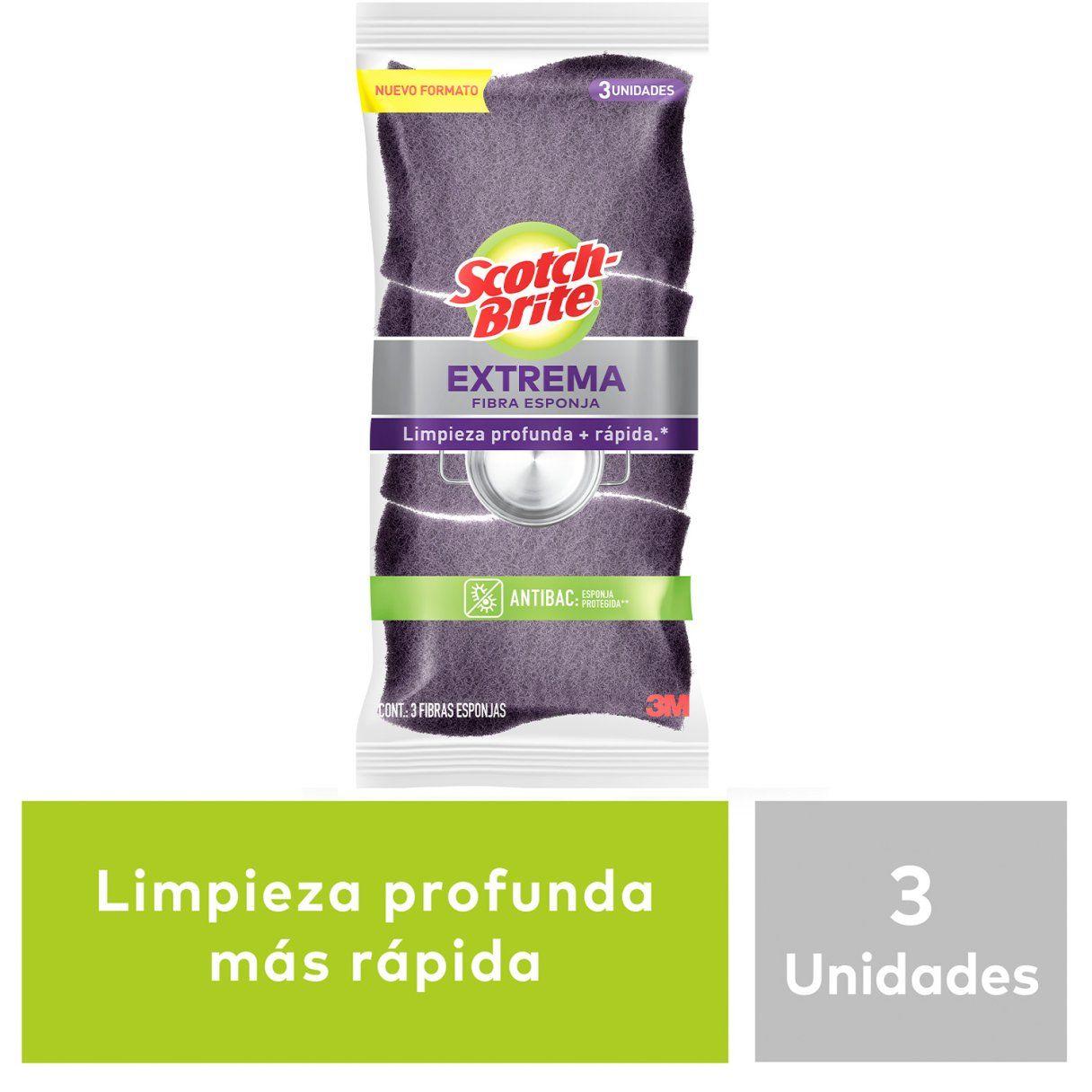 Esponja Scotch Brite 3M Extrema 3 unidades-2