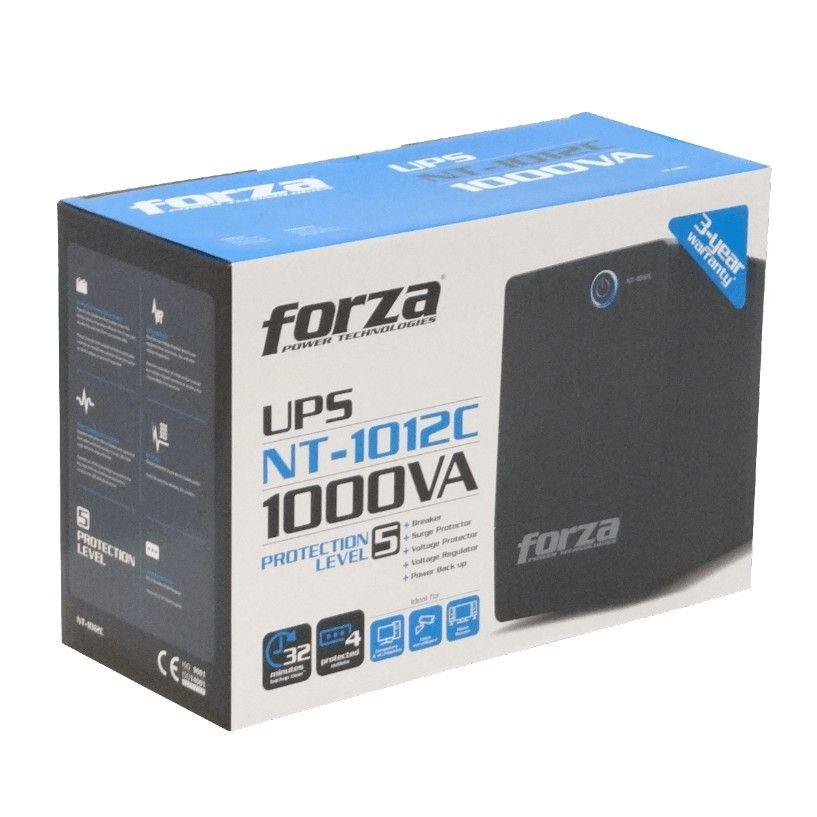 UPS Forza 1000 VA 500 W con AVR y 2 puertos RJ-4