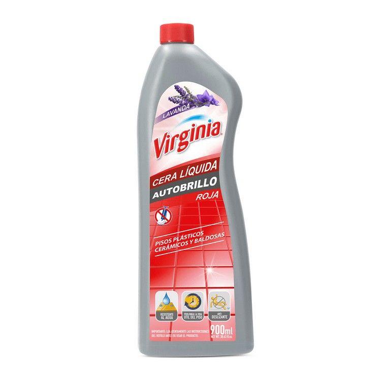 Cera líquida Virginia autobrillo 900 ml rojo-0