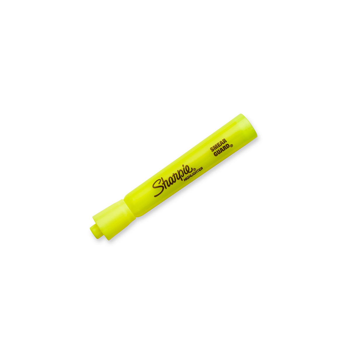 Destacador Sharpie Tank Smear Guard punta biselada amarillo-0