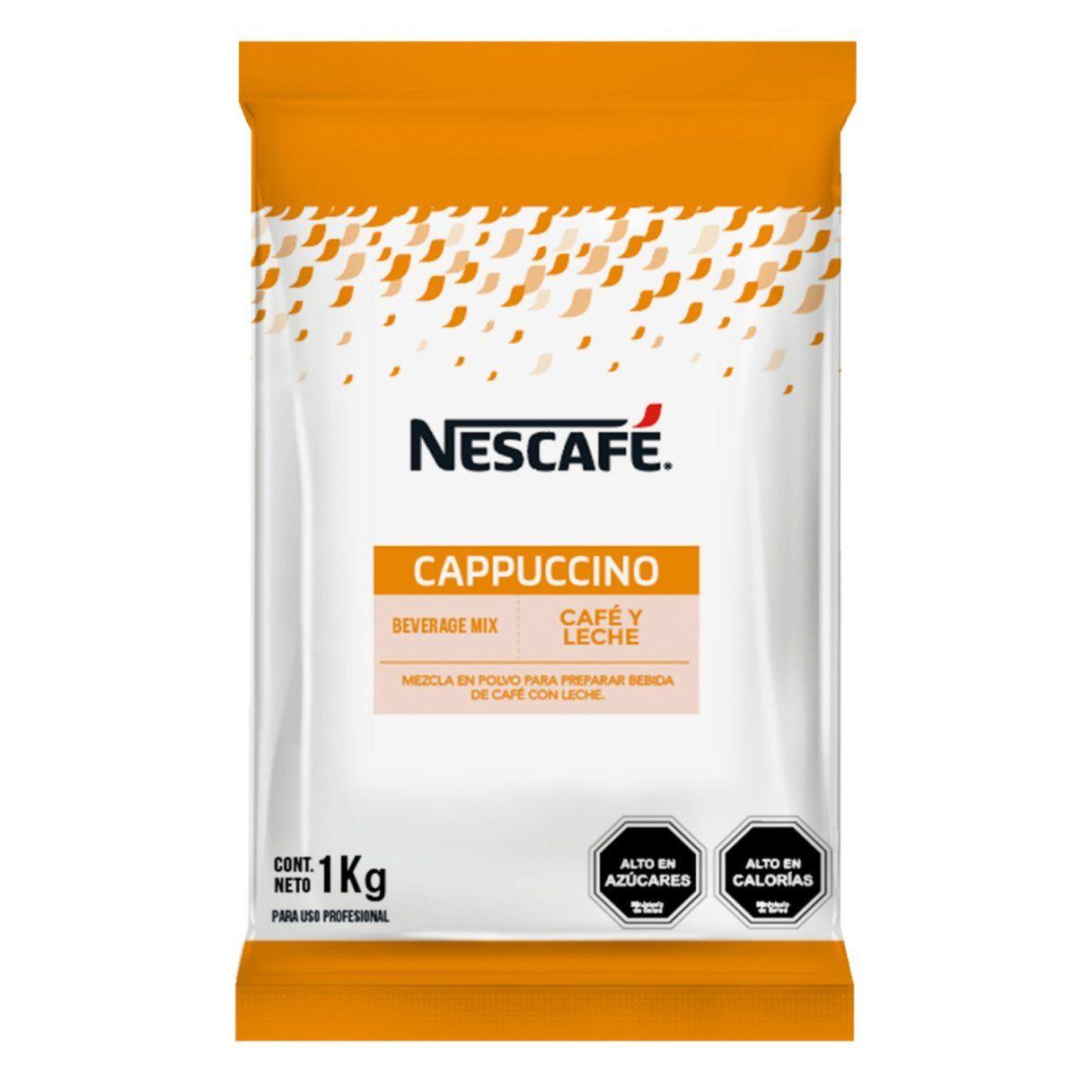 Café Nescafé Capuccino Original 1 Kg con rendimiento de 45 tazas-1