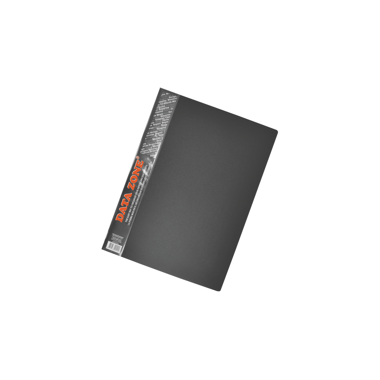 Carpeta A4 Data Zone Am-040 con 60 fundas negra-0