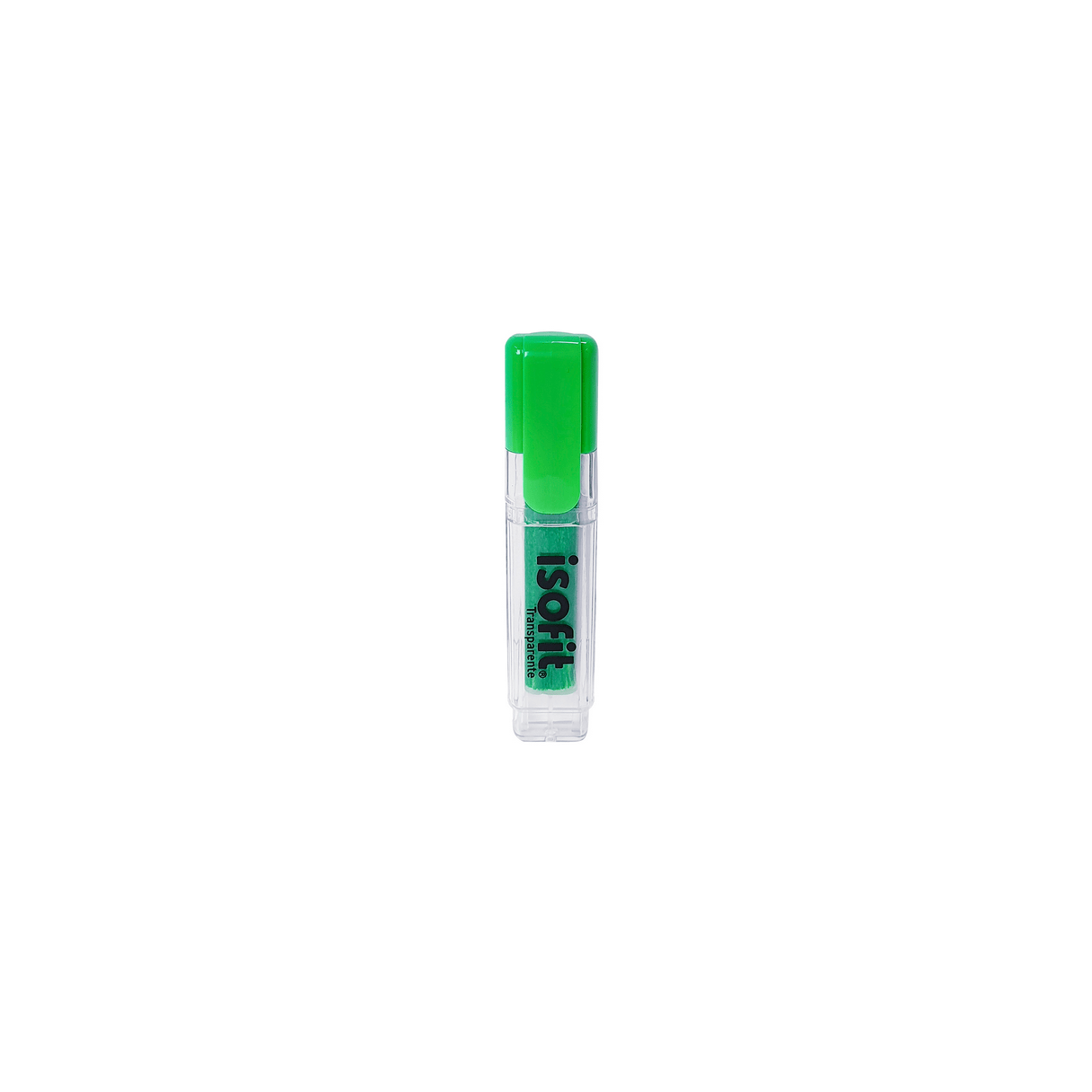 Destacador ISOFIT transparente verde-1