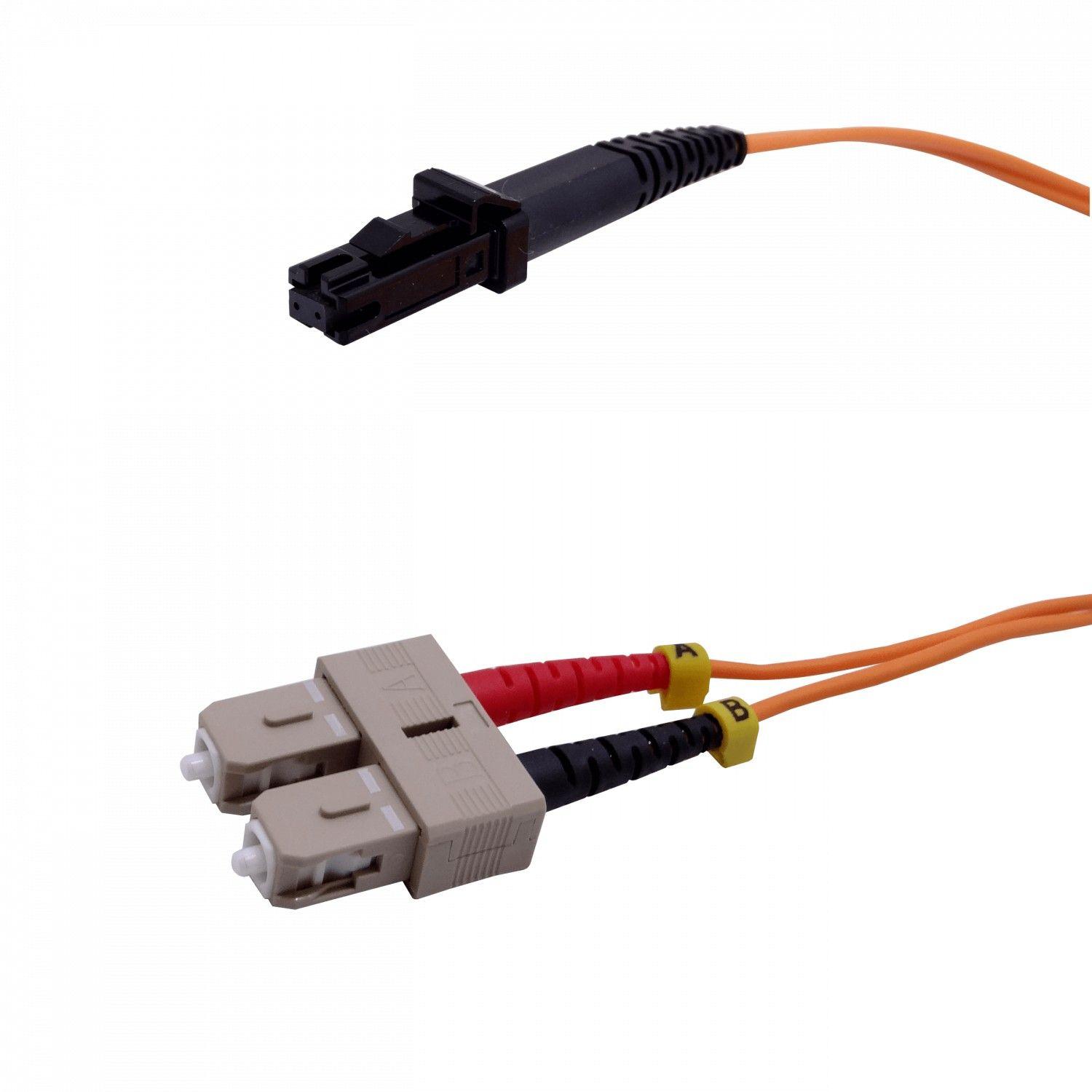 Jumper de fibra óptica MTRJ-SC OM1 1 m 62.5/125 um-2
