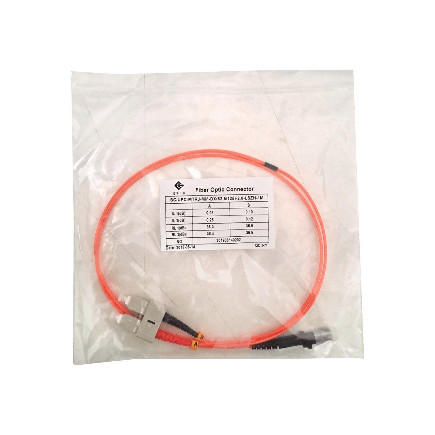 Jumper de fibra óptica MTRJ-SC OM1 1 m 62.5/125 um-5
