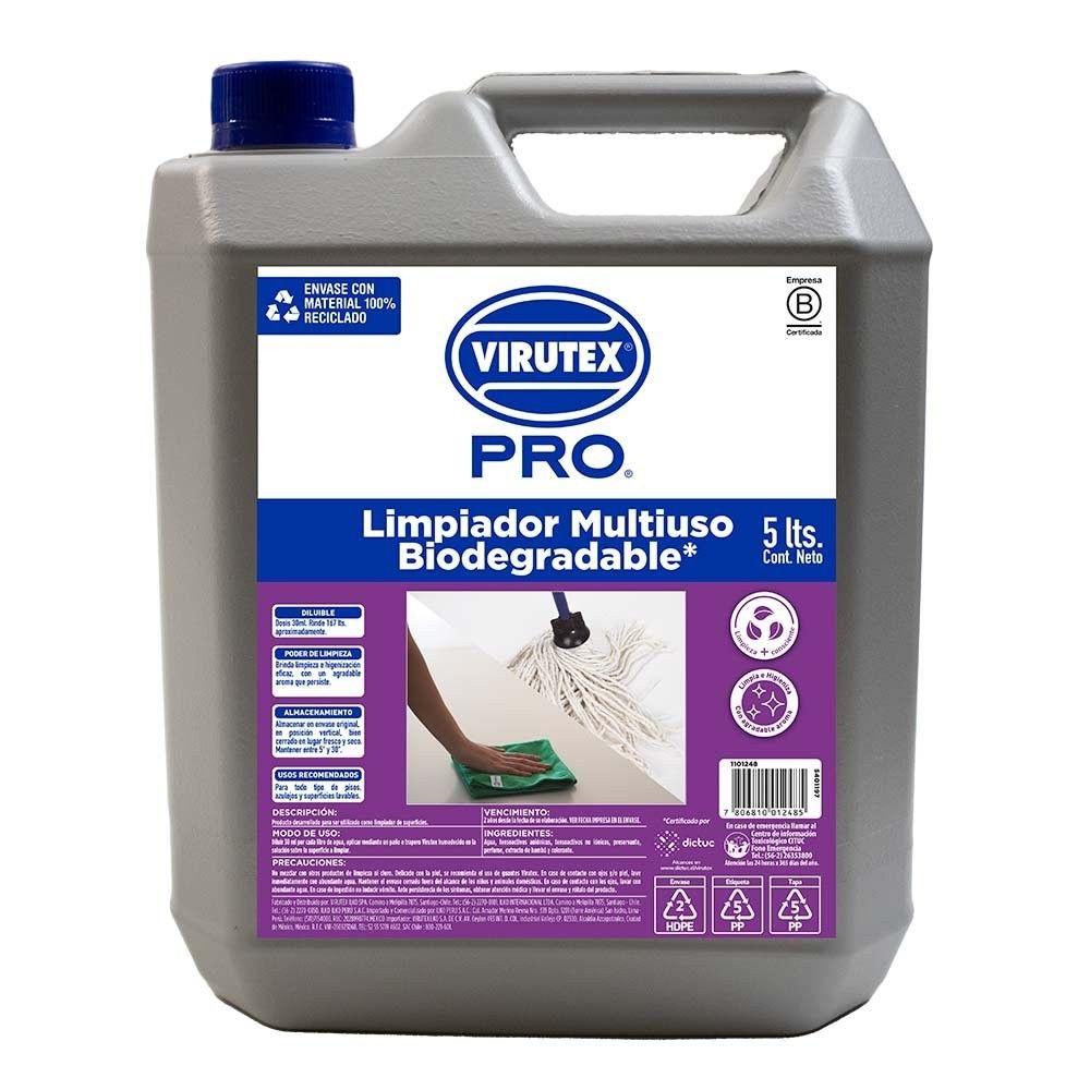 Limpiador multiuso Virutex Pro biodegradable 5 L-0