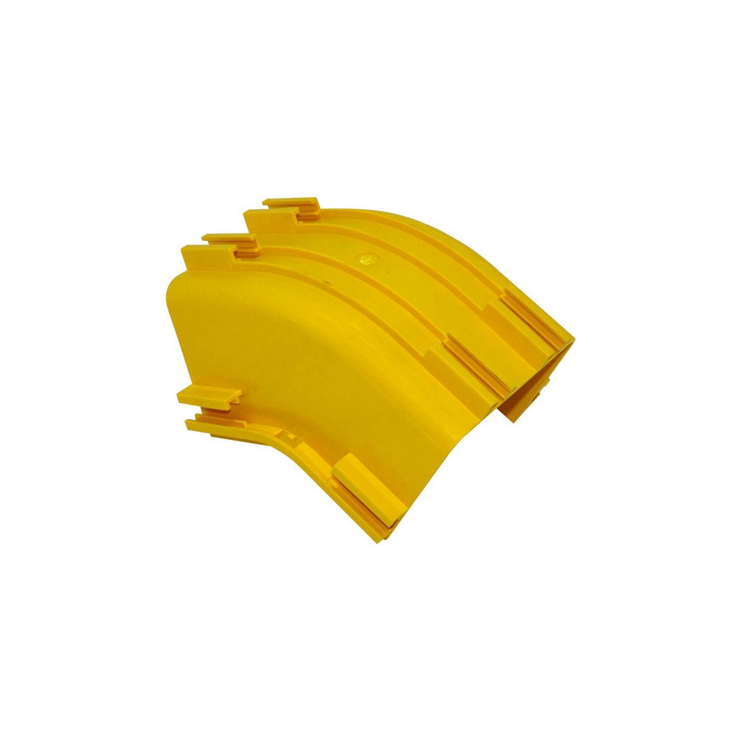 Ángulo interior 120x100 mm 45º macho PC+ABS LSZH amarillo-2