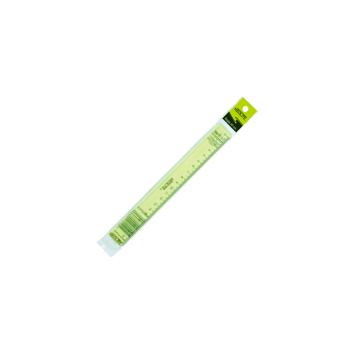 Regla graduada Neolite 20 cm-0