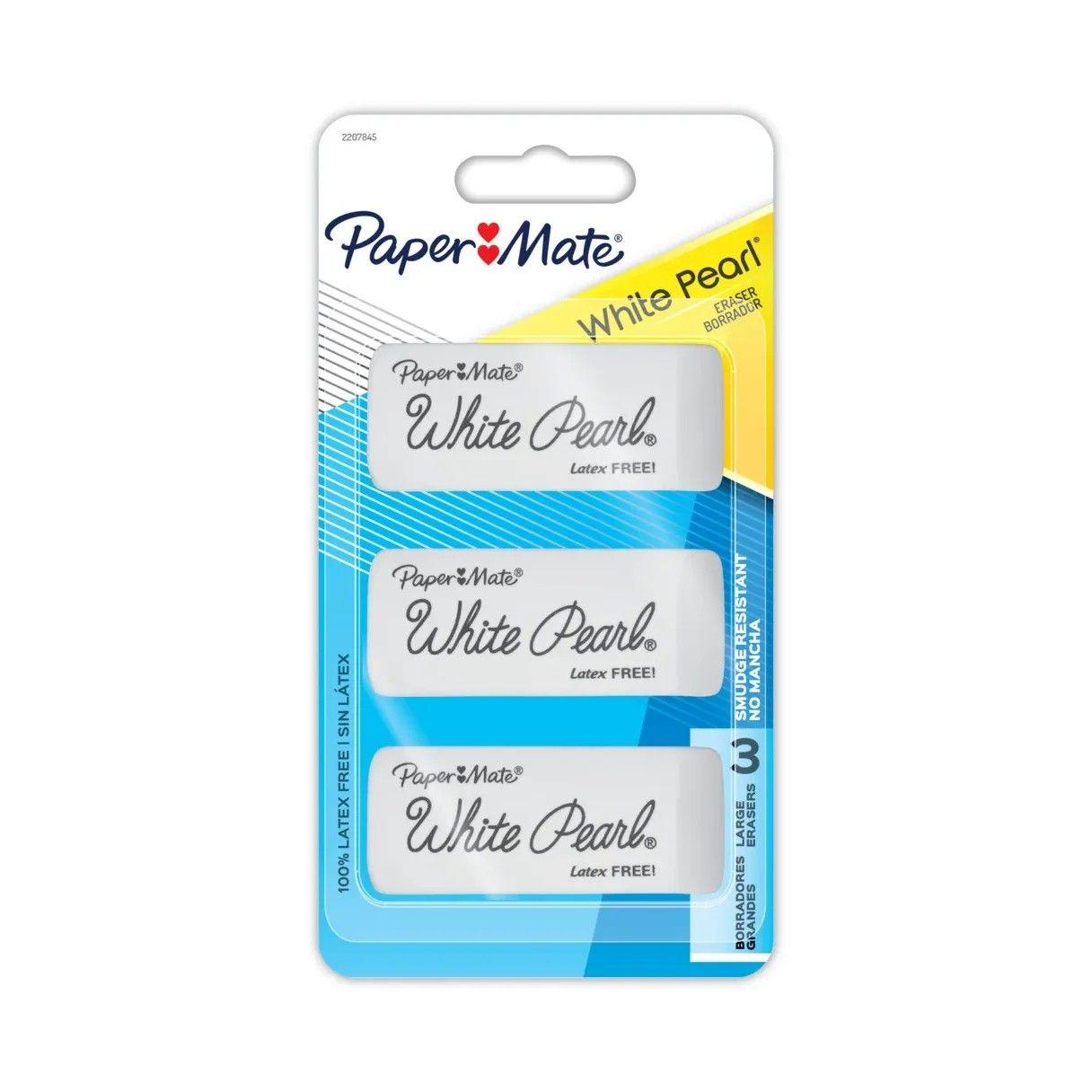 Goma de borrar Paper Mate White Pearl 3 unidades-1