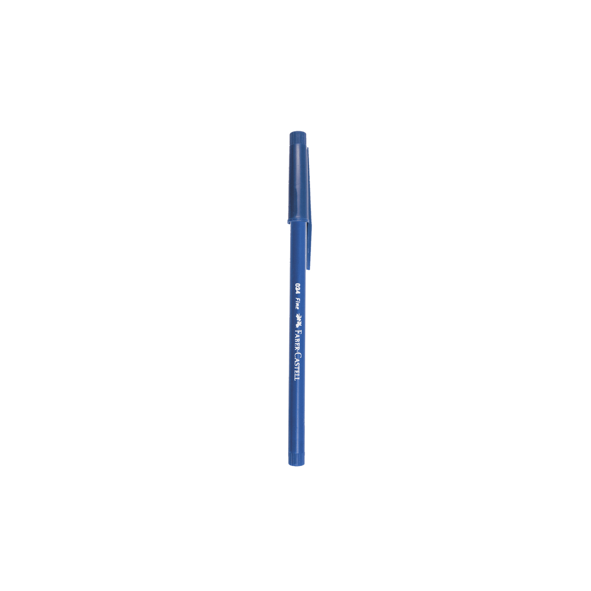 Lápiz pasta Faber Castell punta media 1 mm azul-1