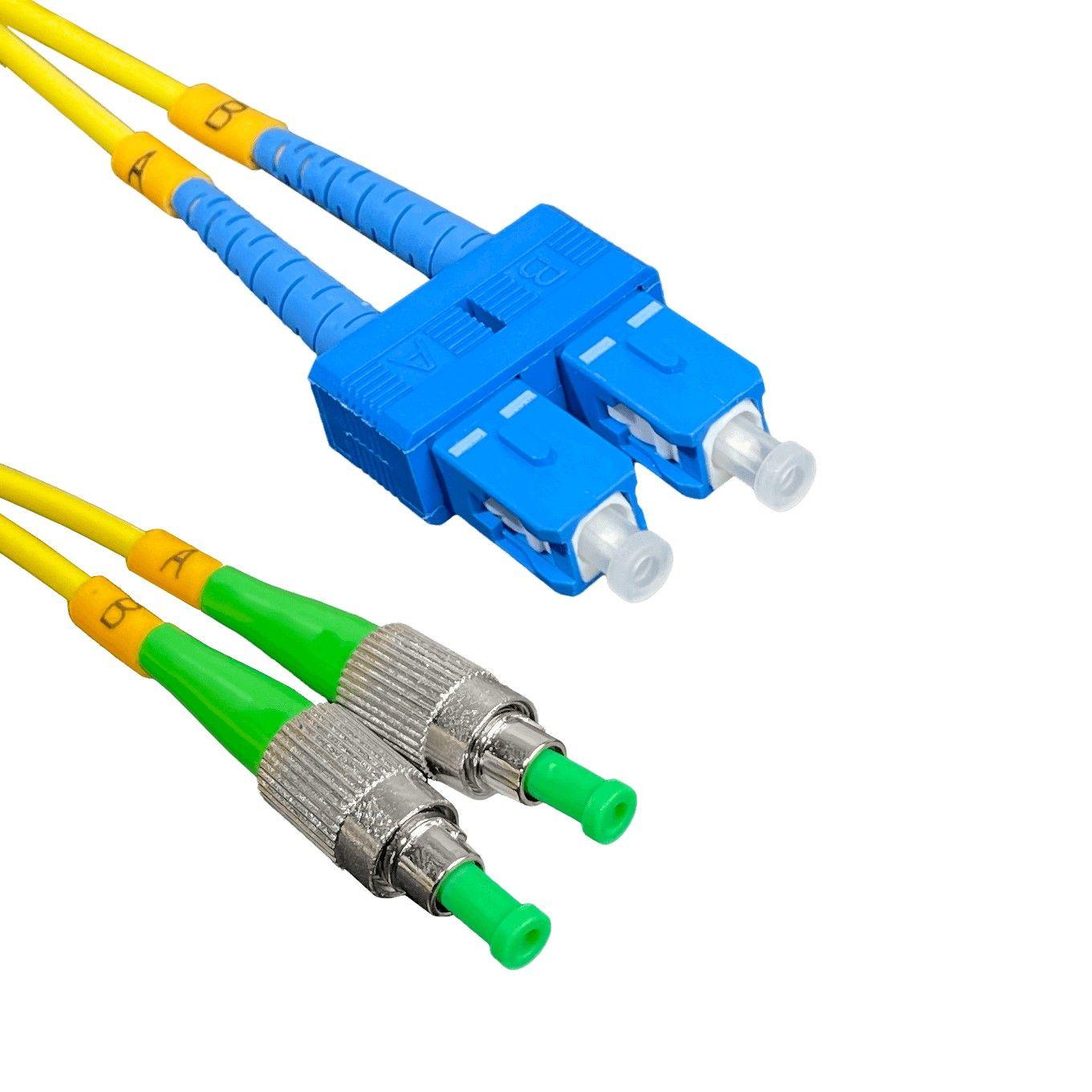 Cable jumper Fibra 1 m SC/UPC-FC/APC Monomodo 9/125 um 3 mm-0