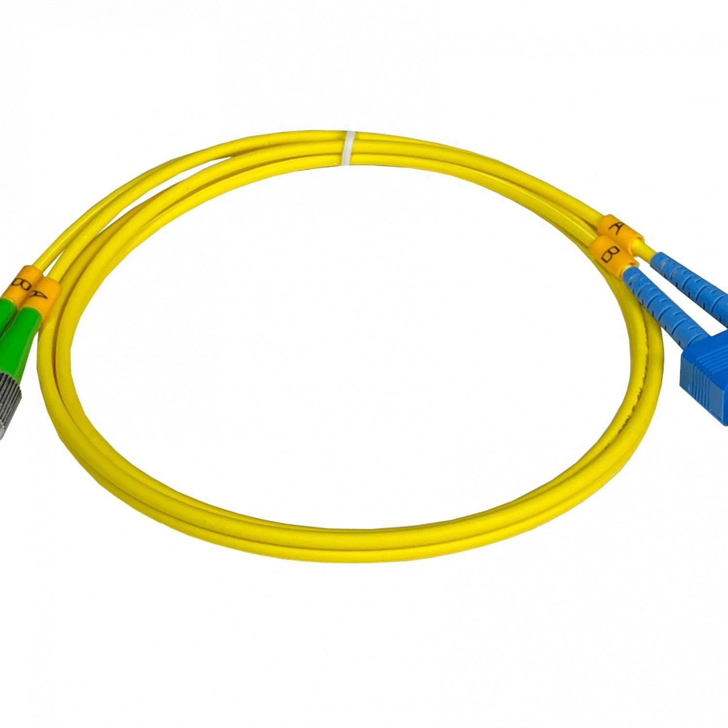 Cable jumper Fibra 1 m SC/UPC-FC/APC Monomodo 9/125 um 3 mm-2