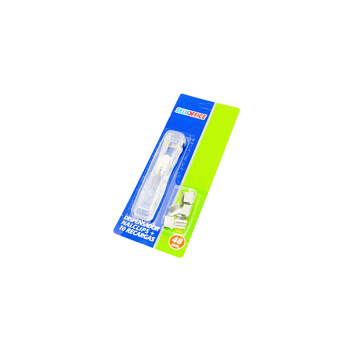 Dispensador Selloffice Nalp Clip con 10 clips-1