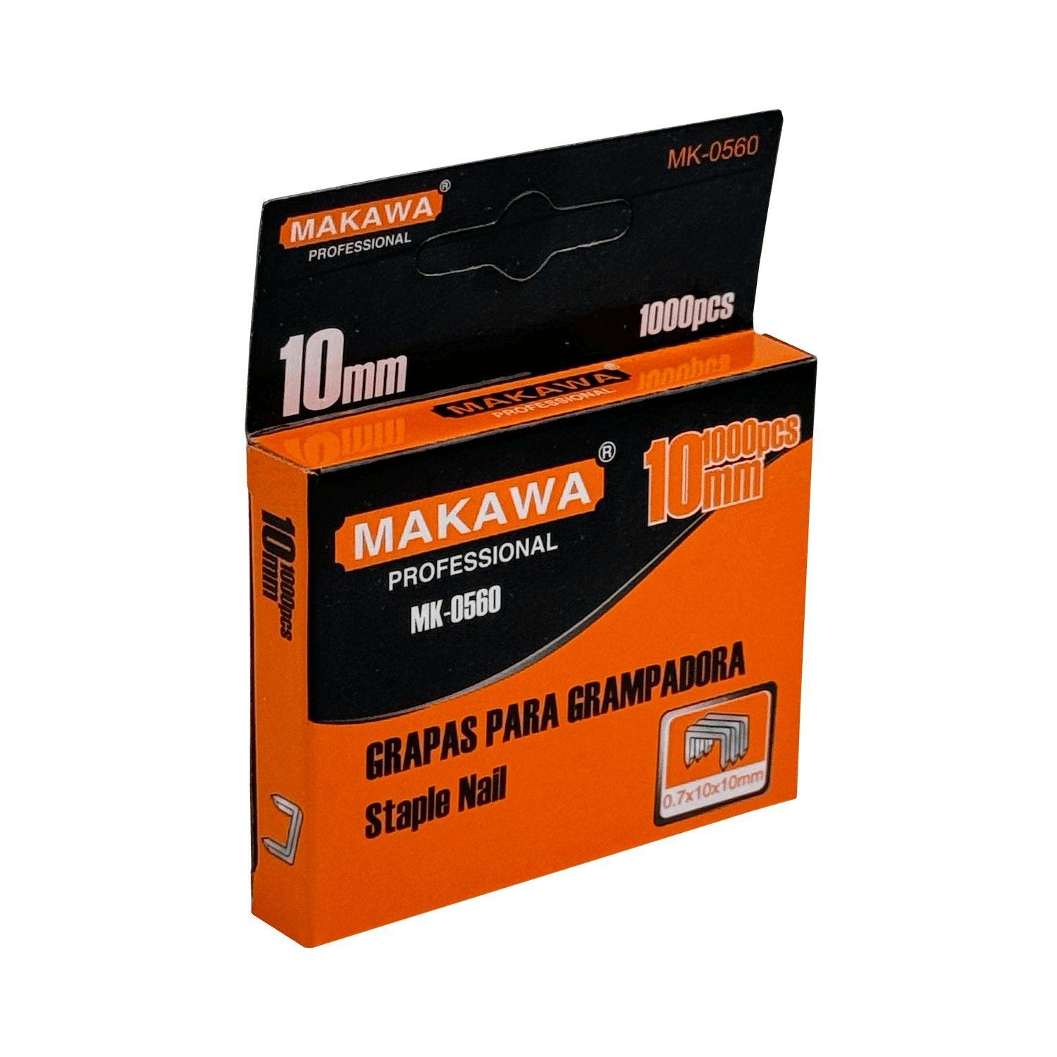 Corchetes Kamasa 10 mm rectangulares 1000 unidades 0,7x10x10 mm-2