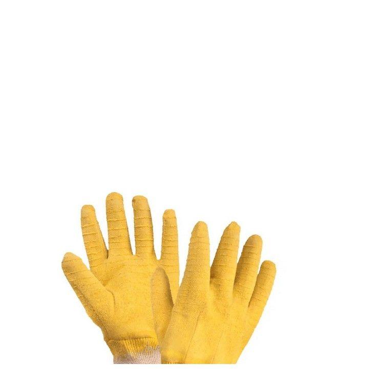 Guante anticorte corto amarillo-0