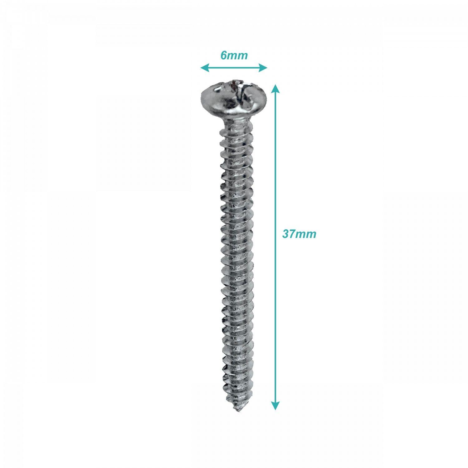 Tornillo Roscalata 6 x 1,5 pulgadas Zinc 100 unidades-2