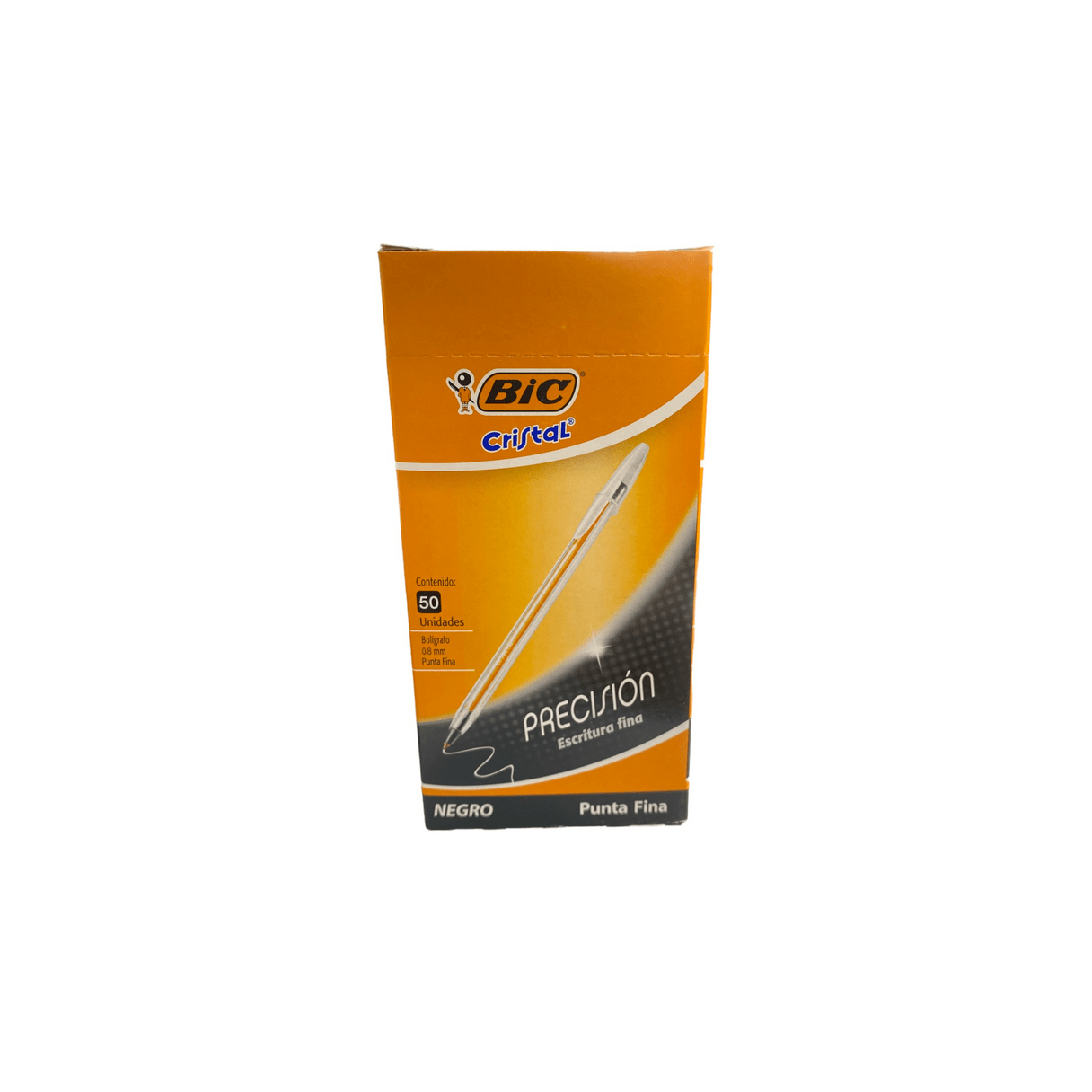 Lápiz pasta BIC Orange punta fina 0,8 mm negro-1