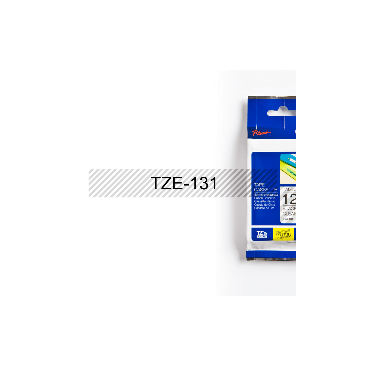 Cinta rotuladora Brother Tze-131 12 m-2