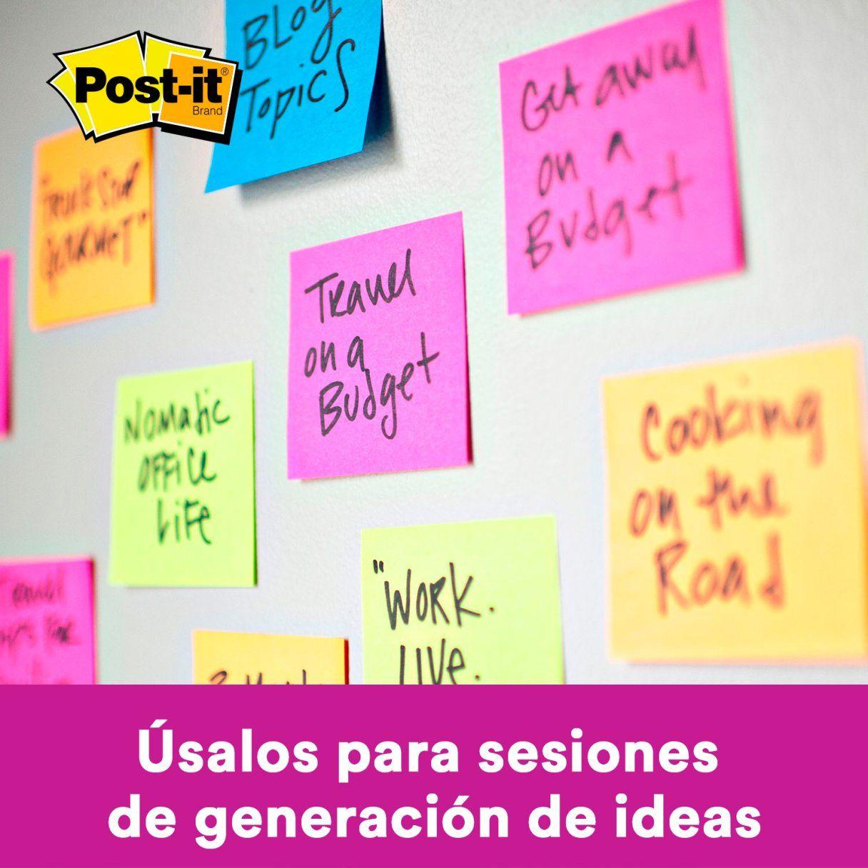Notas adhesivas 3M Post-It Super Sticky 76x76 mm 90 hojas blanco-2